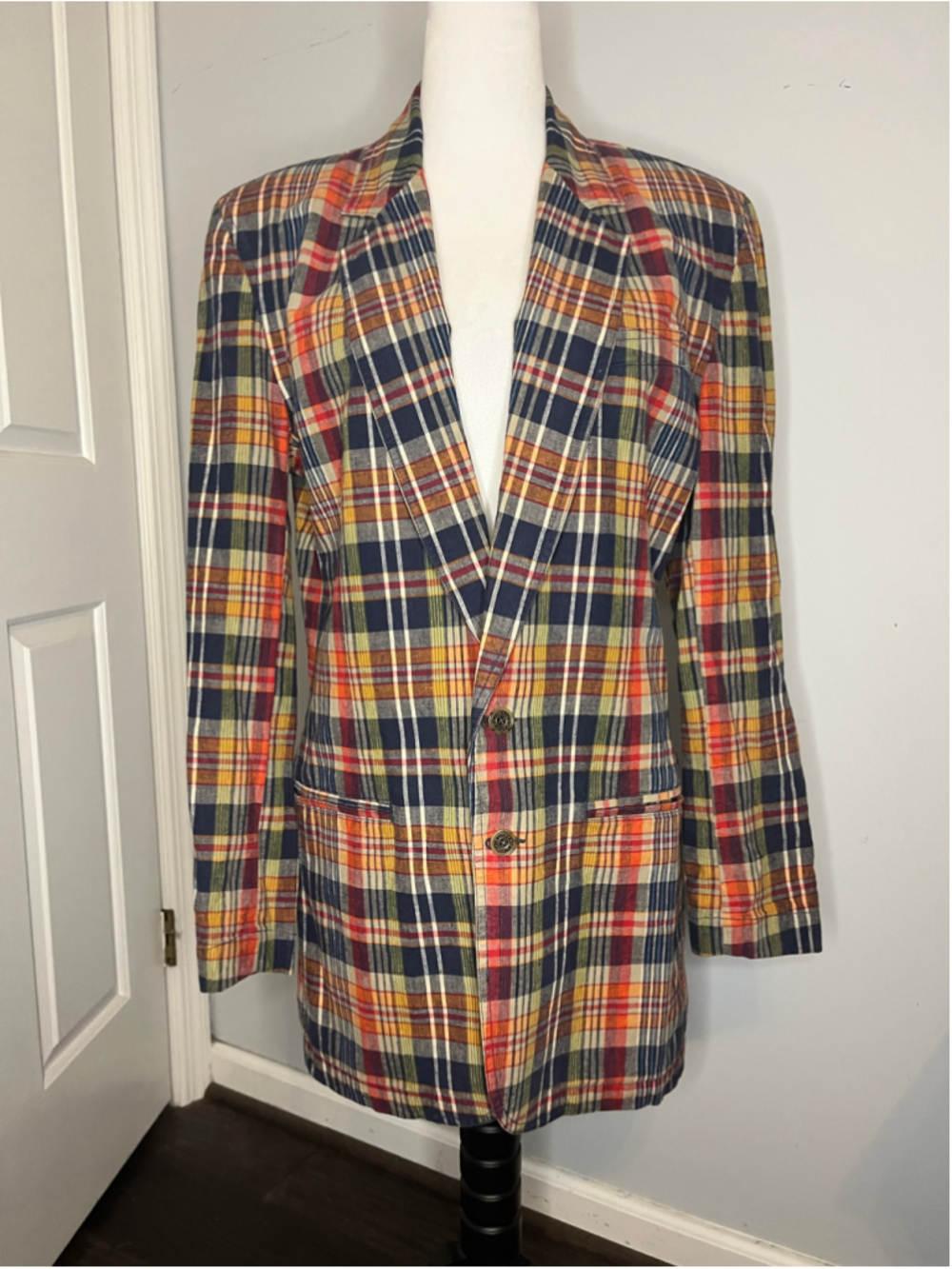 Vintage Liz Sport Liz Claiborne Plaid Blazer